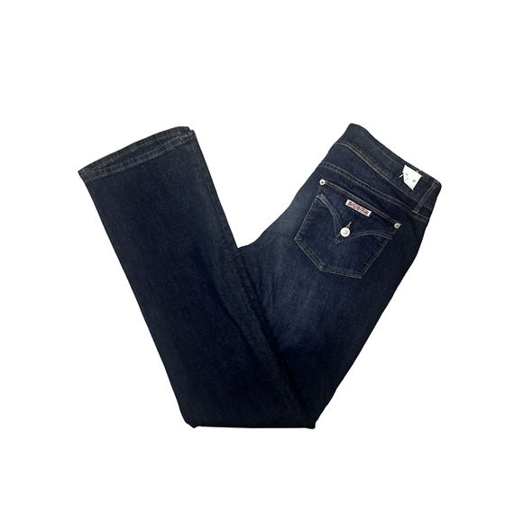 Hudson Jeans Womens 31 Beth Baby Boot Stretch Denim Flap Pockets NM176ZPZ - Picture 1 of 12